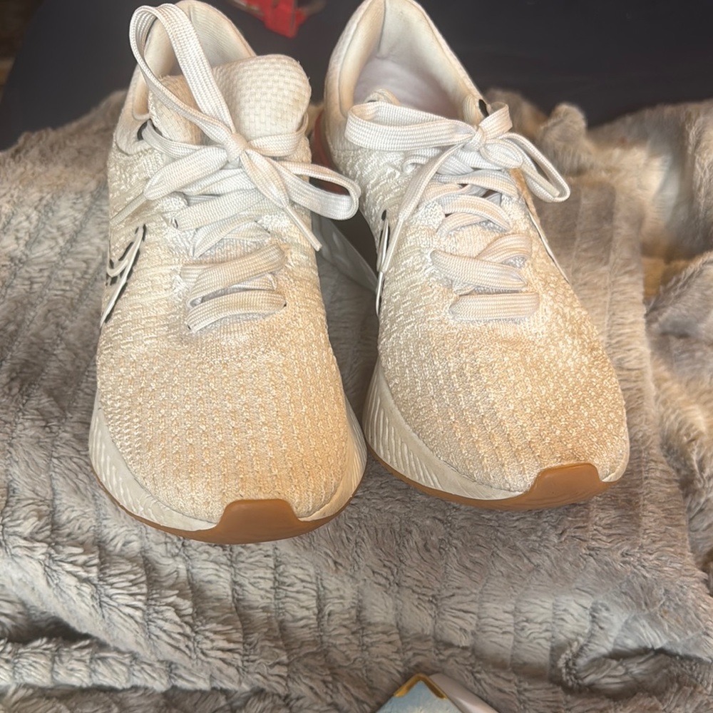 Nike React Infinity Athletic Shoes With Textured … - image 1